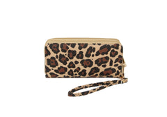 MULTI COLORED CHEETAH PRINT SMALL WALLET