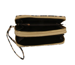 MULTI COLORED CHEETAH PRINT SMALL WALLET