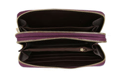 MULTI COLORED CROCODILE BEE PRINT WALLET