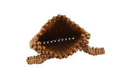 Summer Beach Shoulder Crossbody Bag Is Made Of Small Wooden Balls