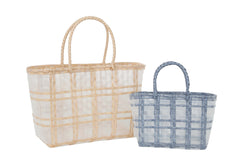 Fashion Clear Beach Tote two piece set