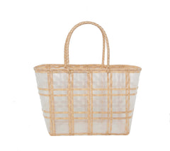Fashion Clear Beach Tote two piece set