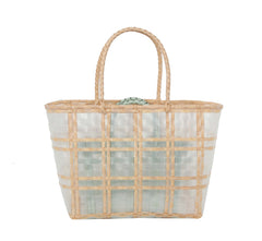Fashion Clear Beach Tote two piece set
