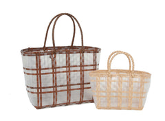 Fashion Clear Beach Tote two piece set