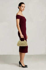 Women's Gold Evening Clutch Purse