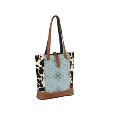Western style printing long tote
