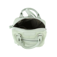 Stone studded soft leather backpack
