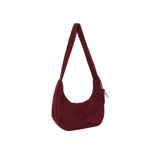 Soft Slouch Suede Shoulder Bag