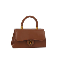 Vintage Top Handle Mini Turn-Lock Satchel