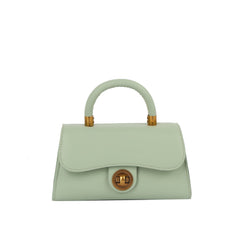 Vintage Top Handle Mini Turn-Lock Satchel