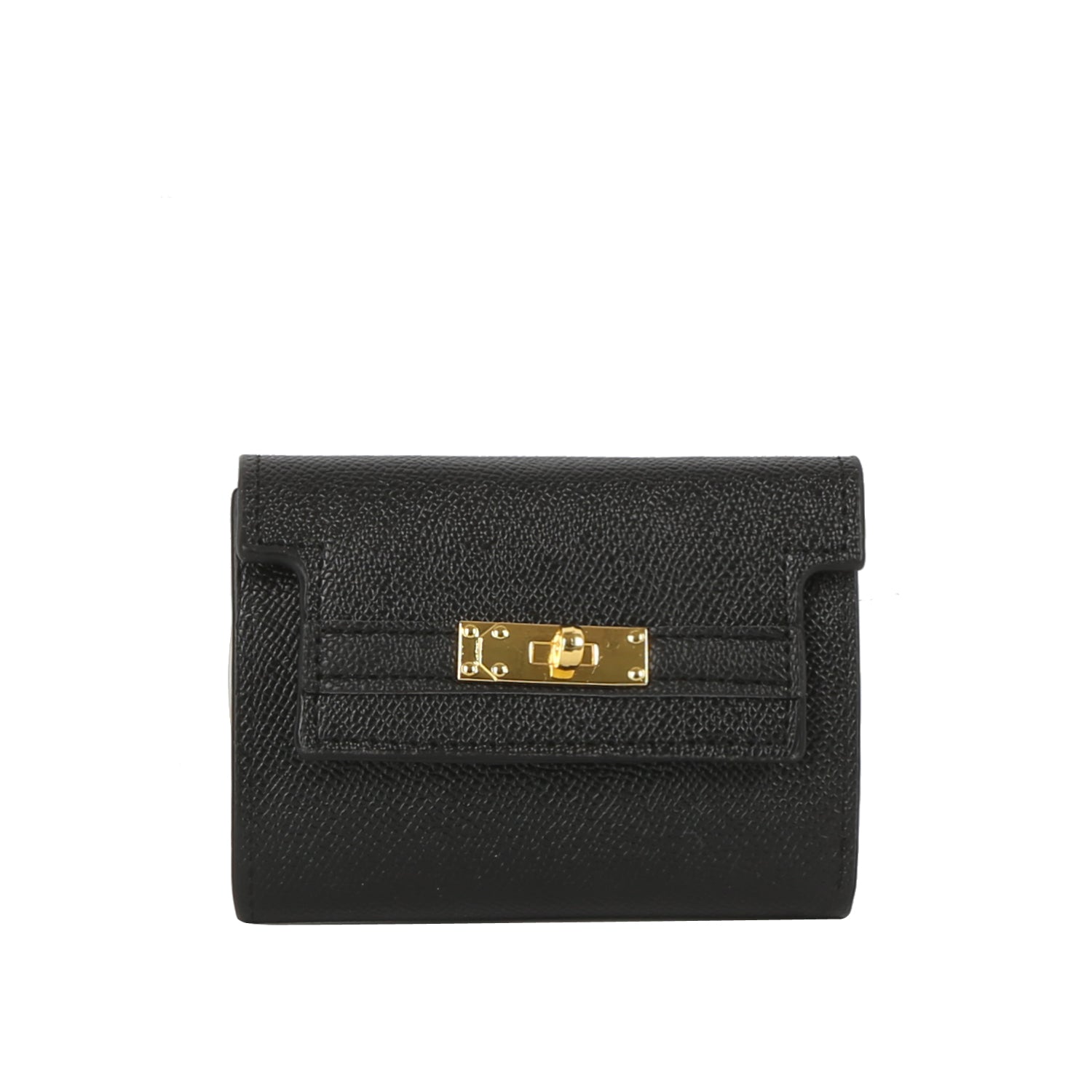 Mini Turn-Lock Tri-Fold Wallet – hfstylish