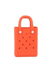 Perforated Jelly Mini Tote Bag