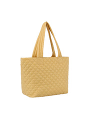 Quilted tote travel bag