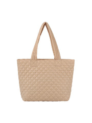 Quilted tote travel bag