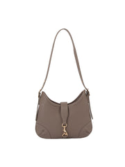 Classic Clip-Front Crescent Shoulder Bag