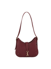 Classic Clip-Front Crescent Shoulder Bag