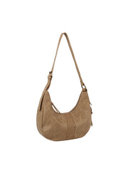 Classic western style buckle point hobo crossbody