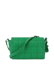 Front flap designed soft leather crossbody