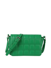 Front flap designed soft leather crossbody