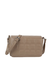 Front flap designed soft leather crossbody