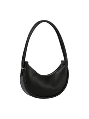 Classic soft leather hobo bag