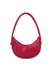 Classic soft leather hobo bag
