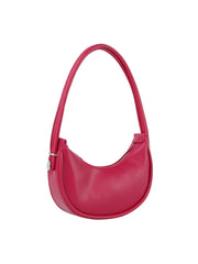 Classic soft leather hobo bag
