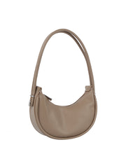 Classic soft leather hobo bag