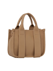 Soft leather mini tote