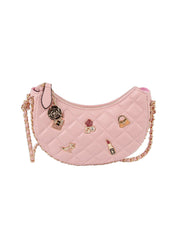 Embellished Quilted Crossbody Bag