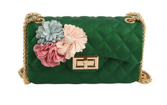 Women Flower Small Crossbody Purse Shoulder Bag