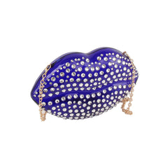 Luxury mouth crystal evening bag