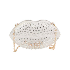 Luxury mouth crystal evening bag
