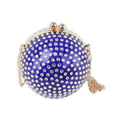 Unique elegant rhinestone evening clutch