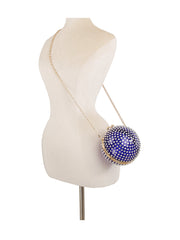 Unique elegant rhinestone evening clutch