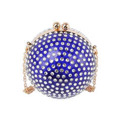 Unique elegant rhinestone evening clutch