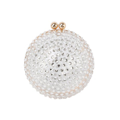Unique elegant rhinestone evening clutch