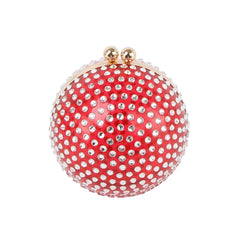 Unique elegant rhinestone evening clutch