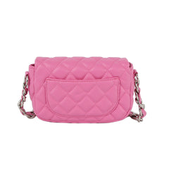 Small chain handle soft leather handbag