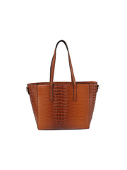 3 in 1 crocodile leather bag, satchel and purse set