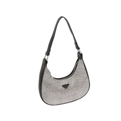 Rhinestone evening party hobo bag