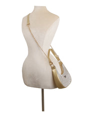 Rhinestone evening party hobo bag