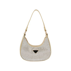 Rhinestone evening party hobo bag