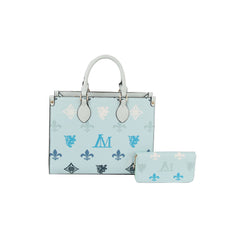 2 in 1 monogram classic tote with matching purse