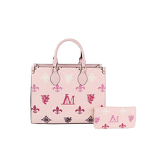 2 in 1 monogram classic tote with matching purse
