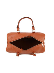 Monogram duffle bag with crossbody strap