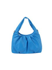 Scrunch soft leather hobo shoulder bag