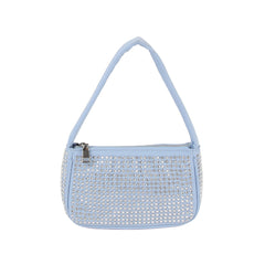 Rhinestone studded club hobo shoulder bag