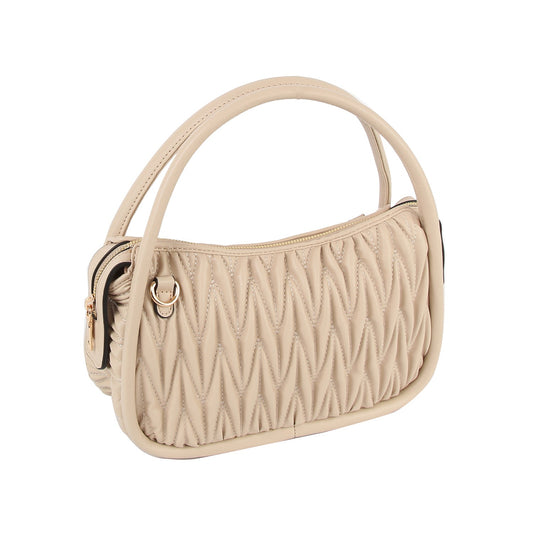 Woven detail hobo handle crossbody