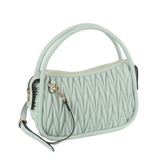 Woven detail hobo handle crossbody
